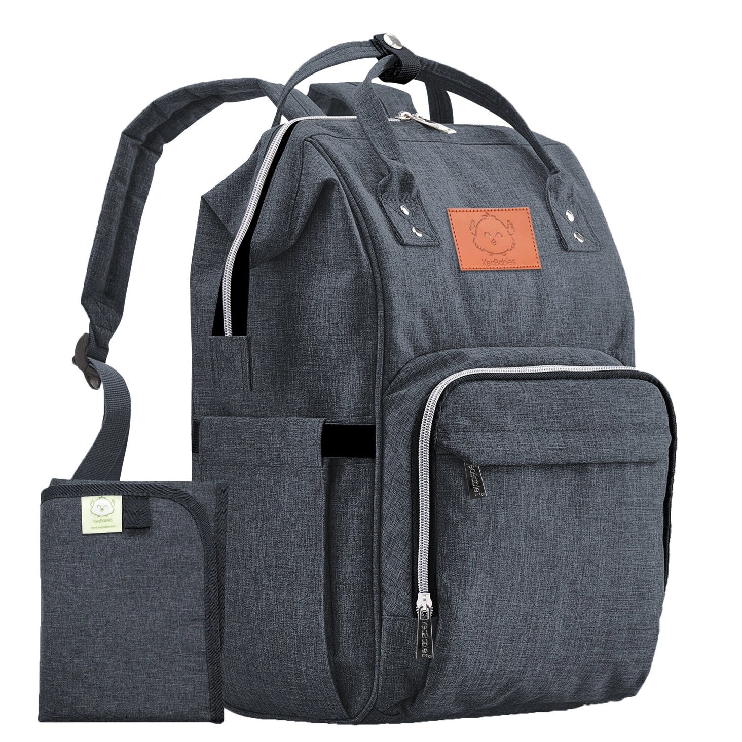 Mystic Grey Diaper Bag - Gliz Design