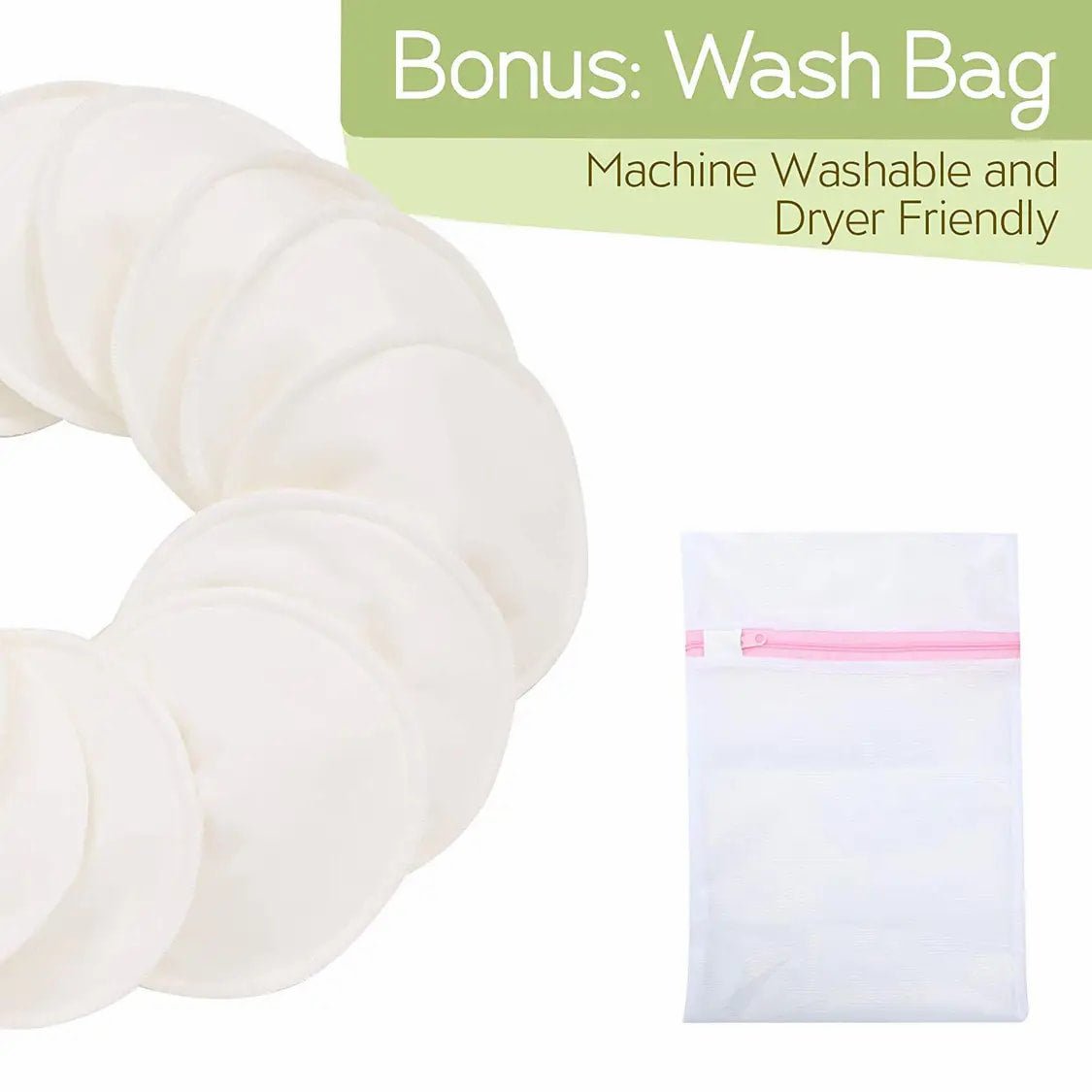 Organic Nursing Pads - Soft White - Gliz Design