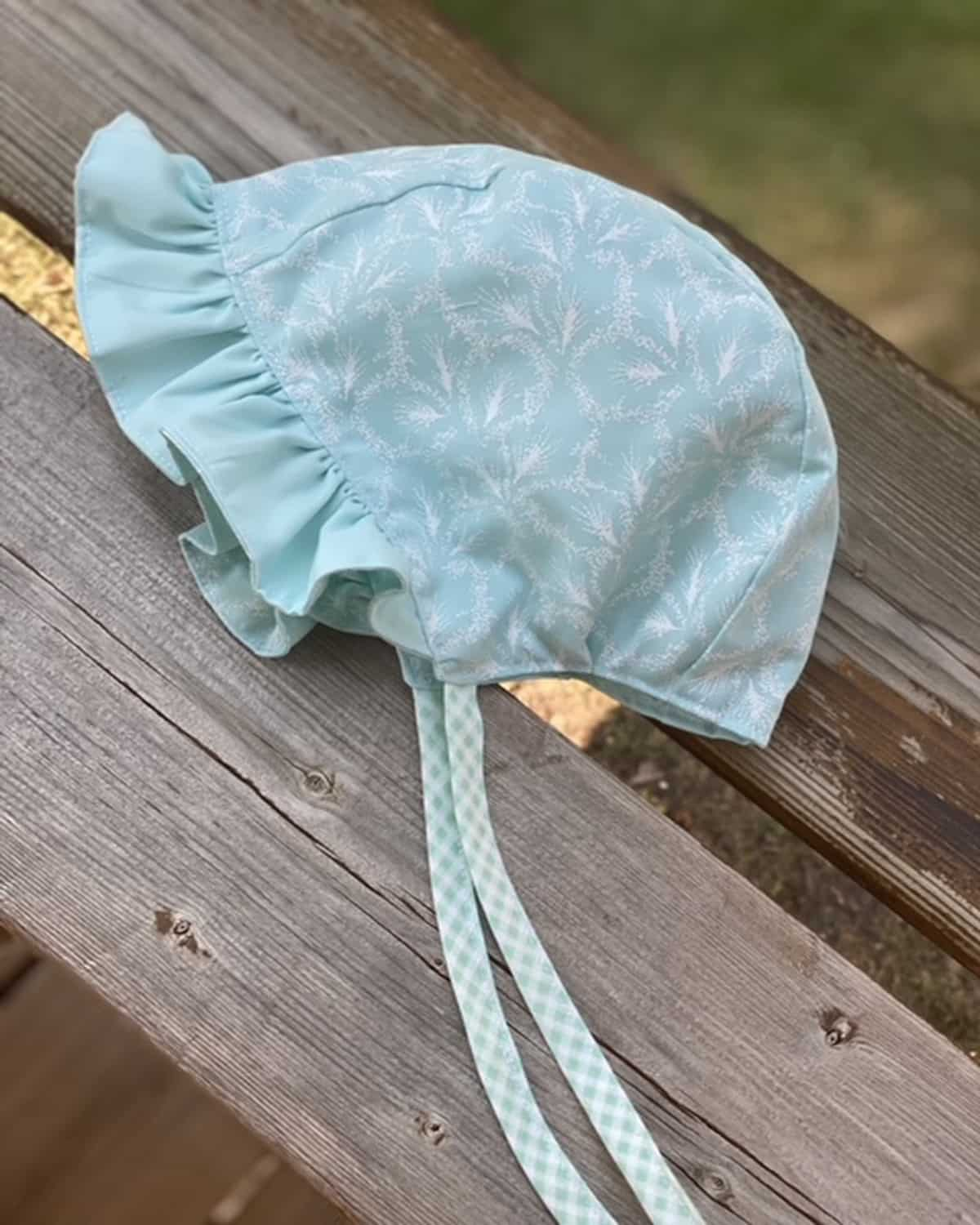 Ruffle Bonnet - Nevada Sky - Gliz Design