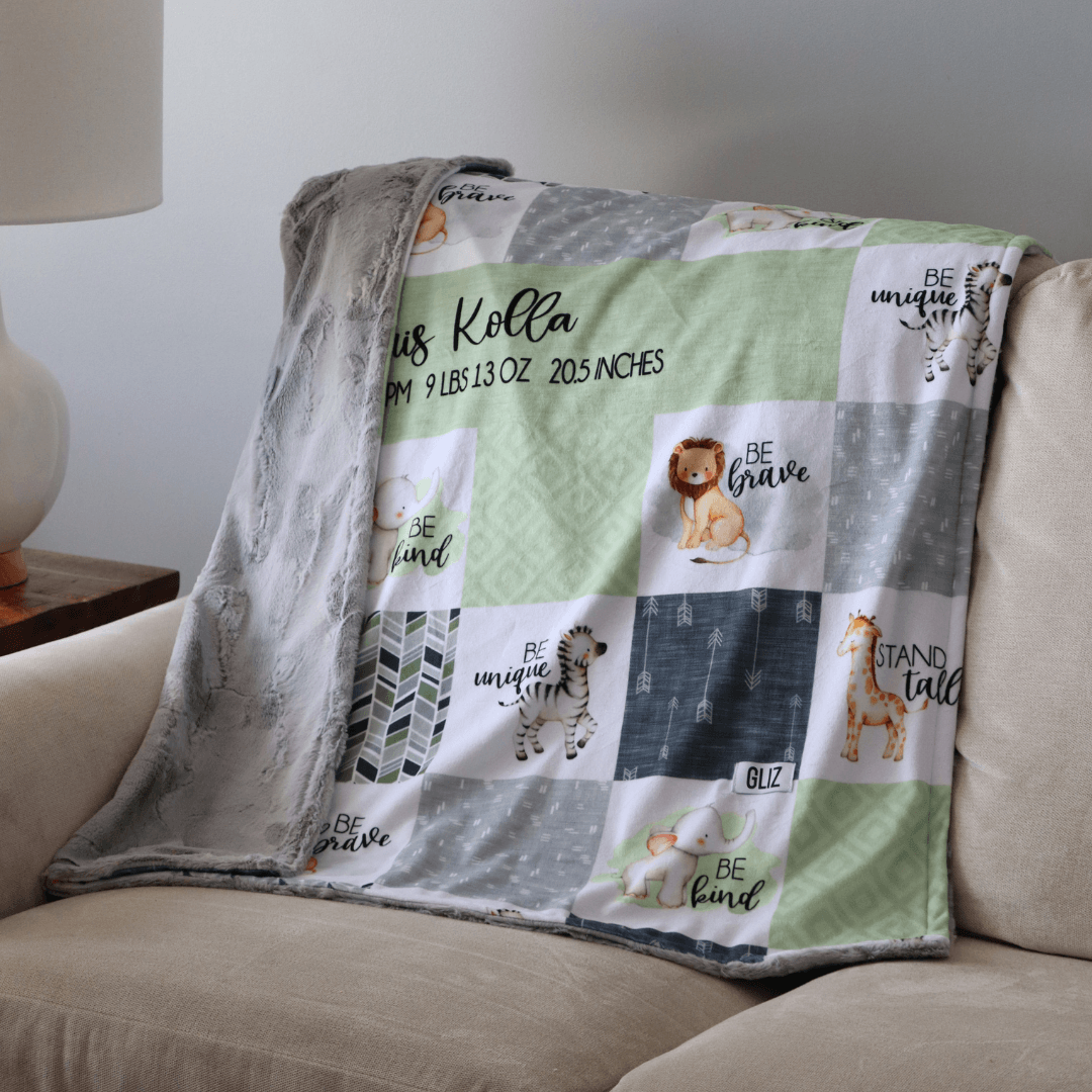 STATS NAME BLANKET - Gliz Design