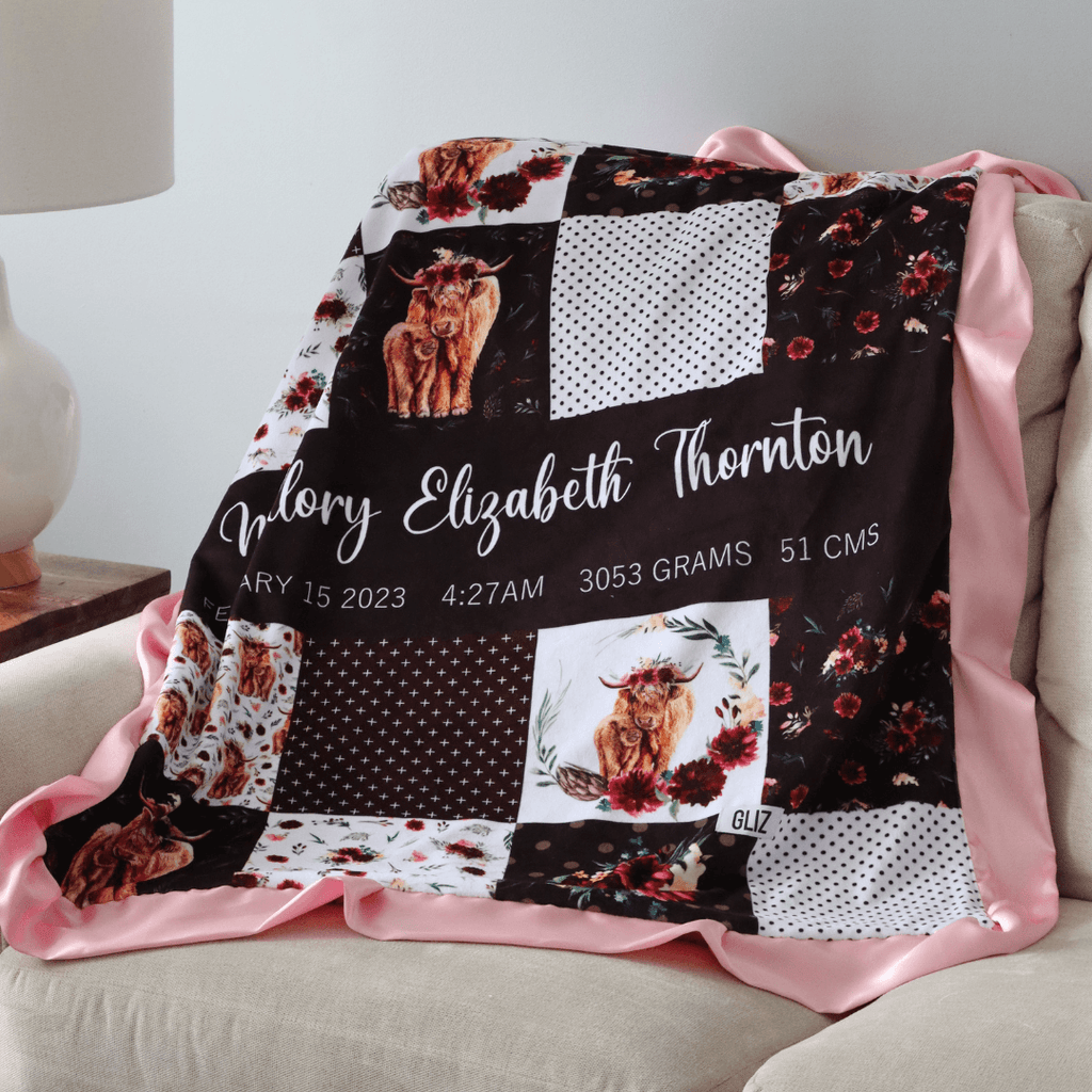 STATS NAME BLANKET - Gliz Design