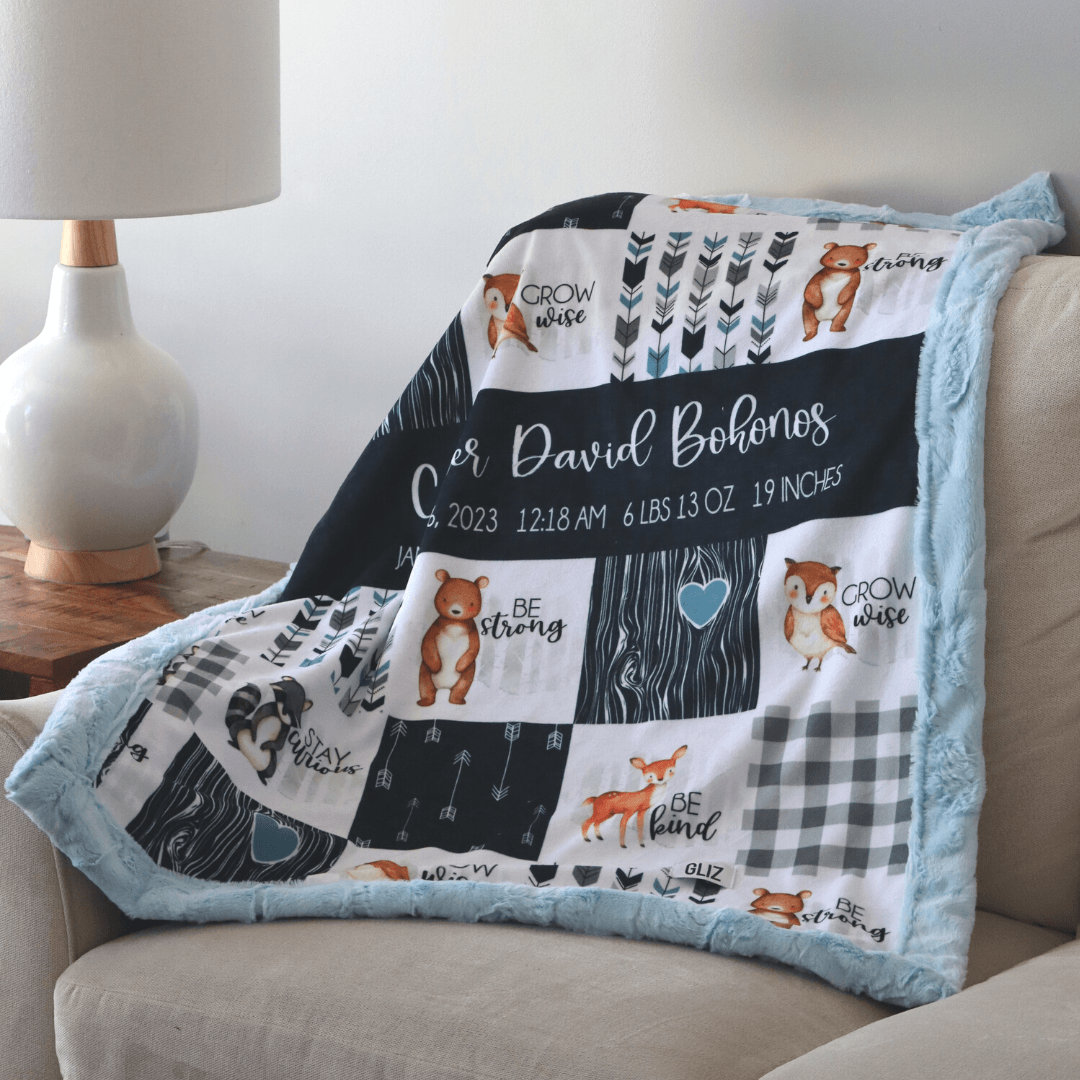 STATS NAME BLANKET - Gliz Design