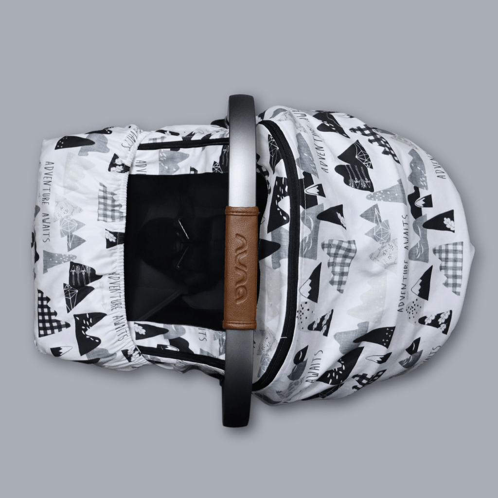 Summer - Adventure Awaits (Black And White) - Gliz Design