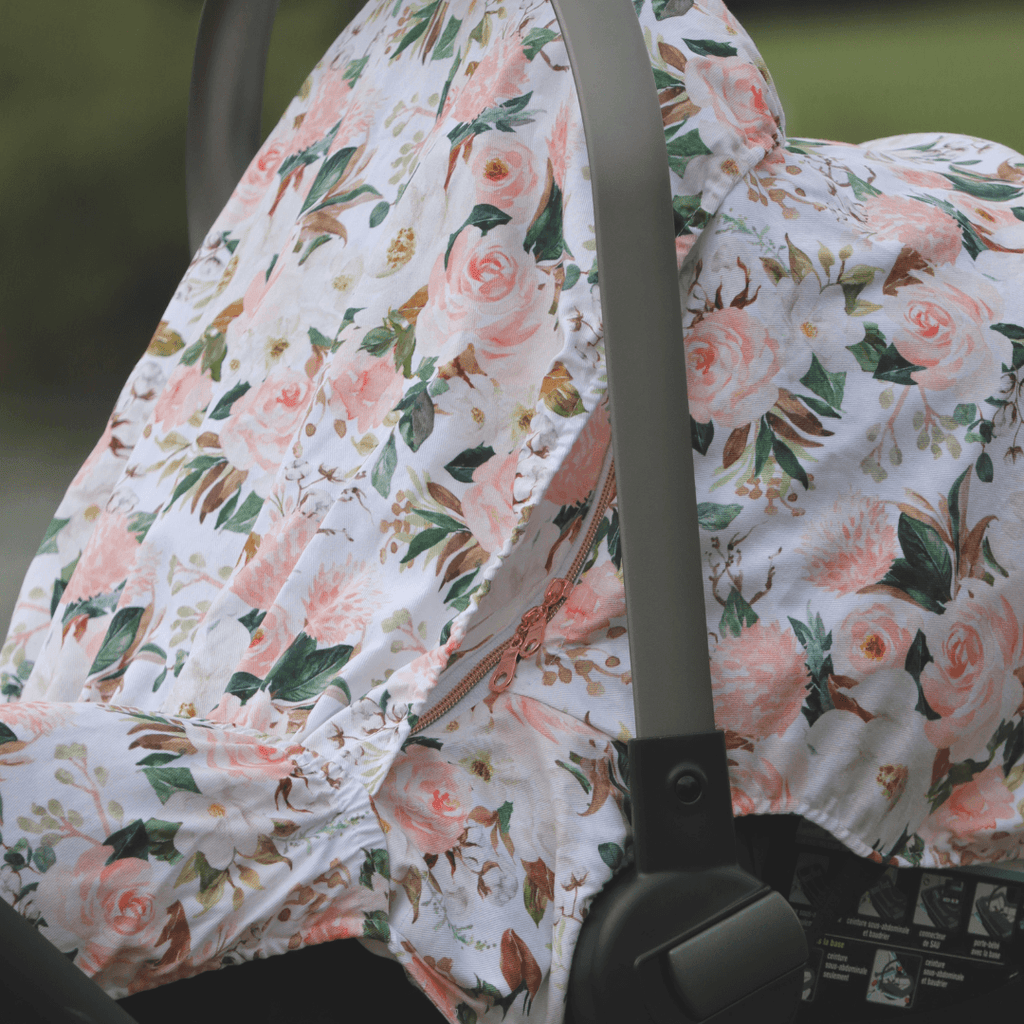 Summer - Large Peach Floral - Gliz Design