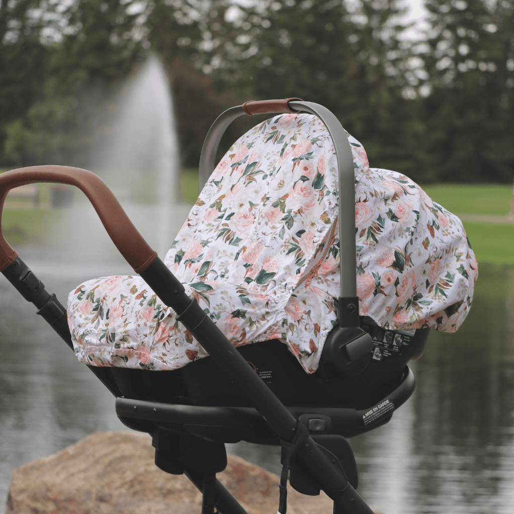Summer - Large Peach Floral - Gliz Design