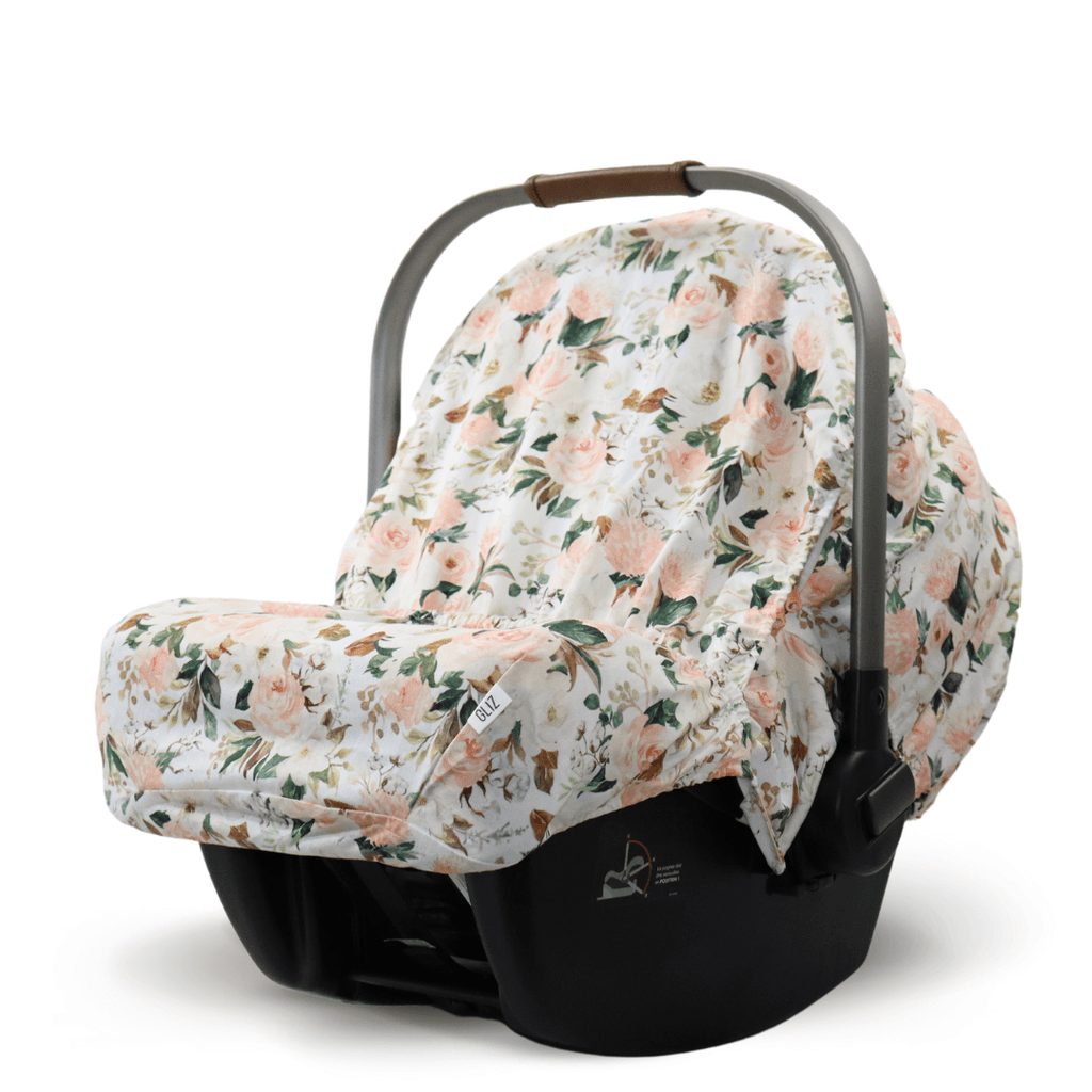 Summer - Large Peach Floral - Gliz Design