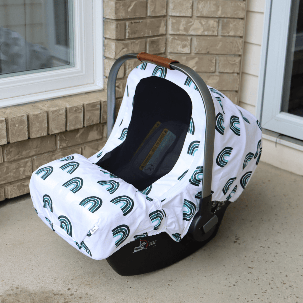 Summer - Large Teal Rainbows - Gliz Design