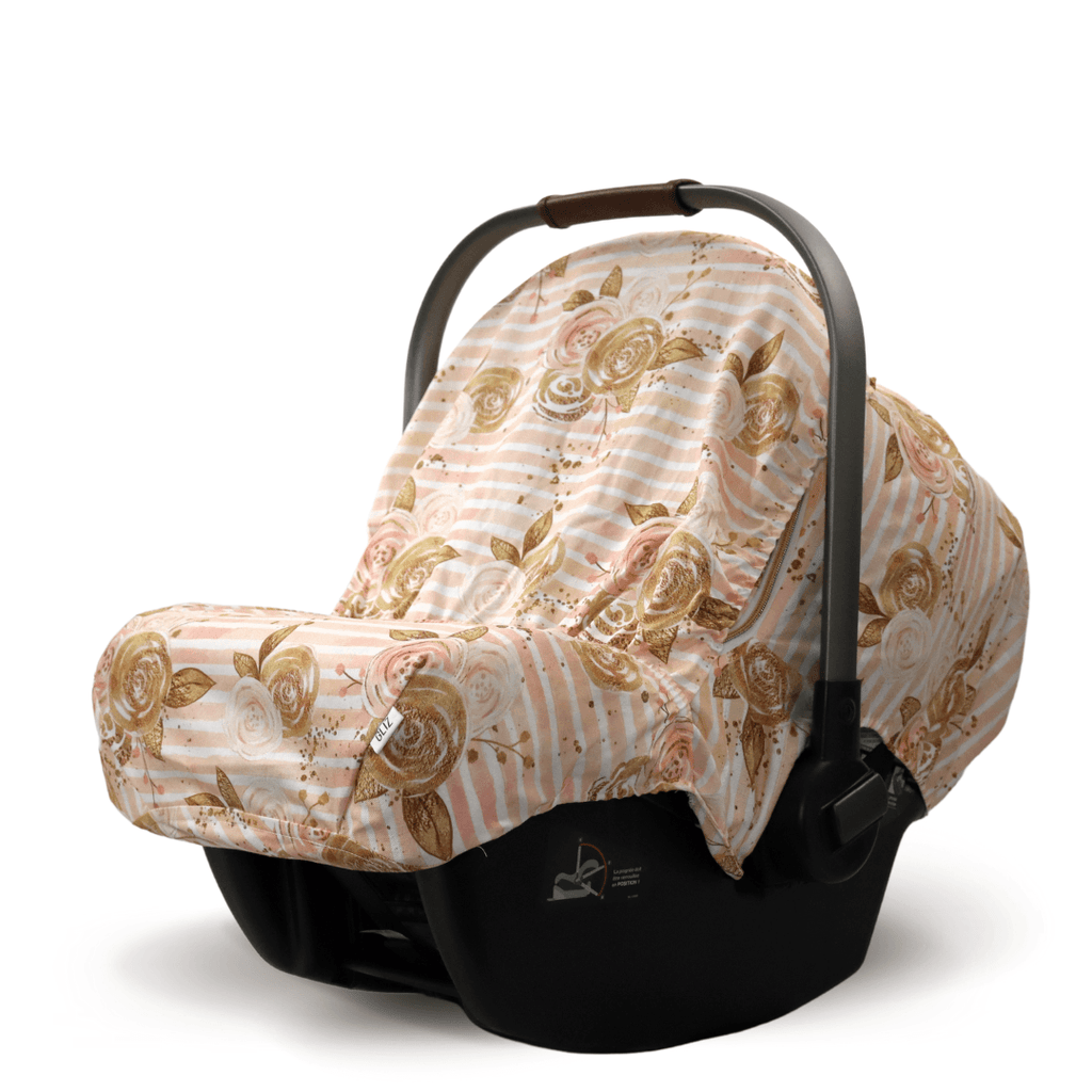 Summer - Stripe Gold Floral - Gliz Design