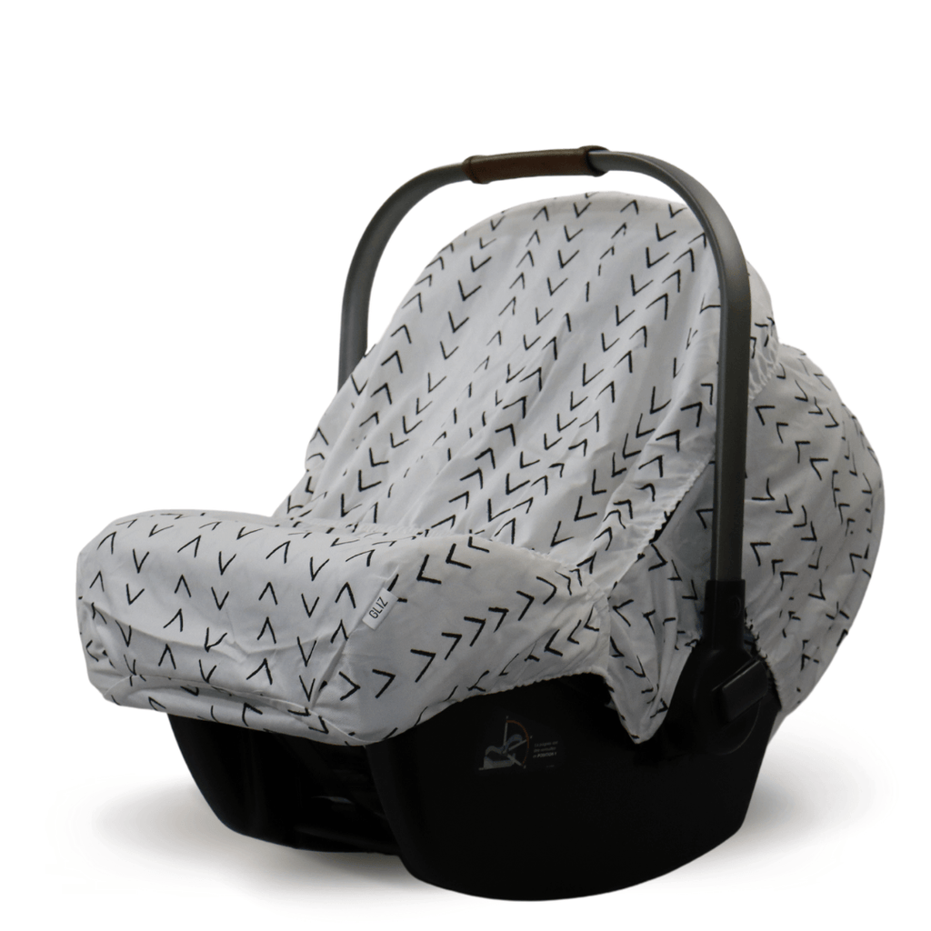 Summer - White & Black Arrow Stripe - Gliz Design
