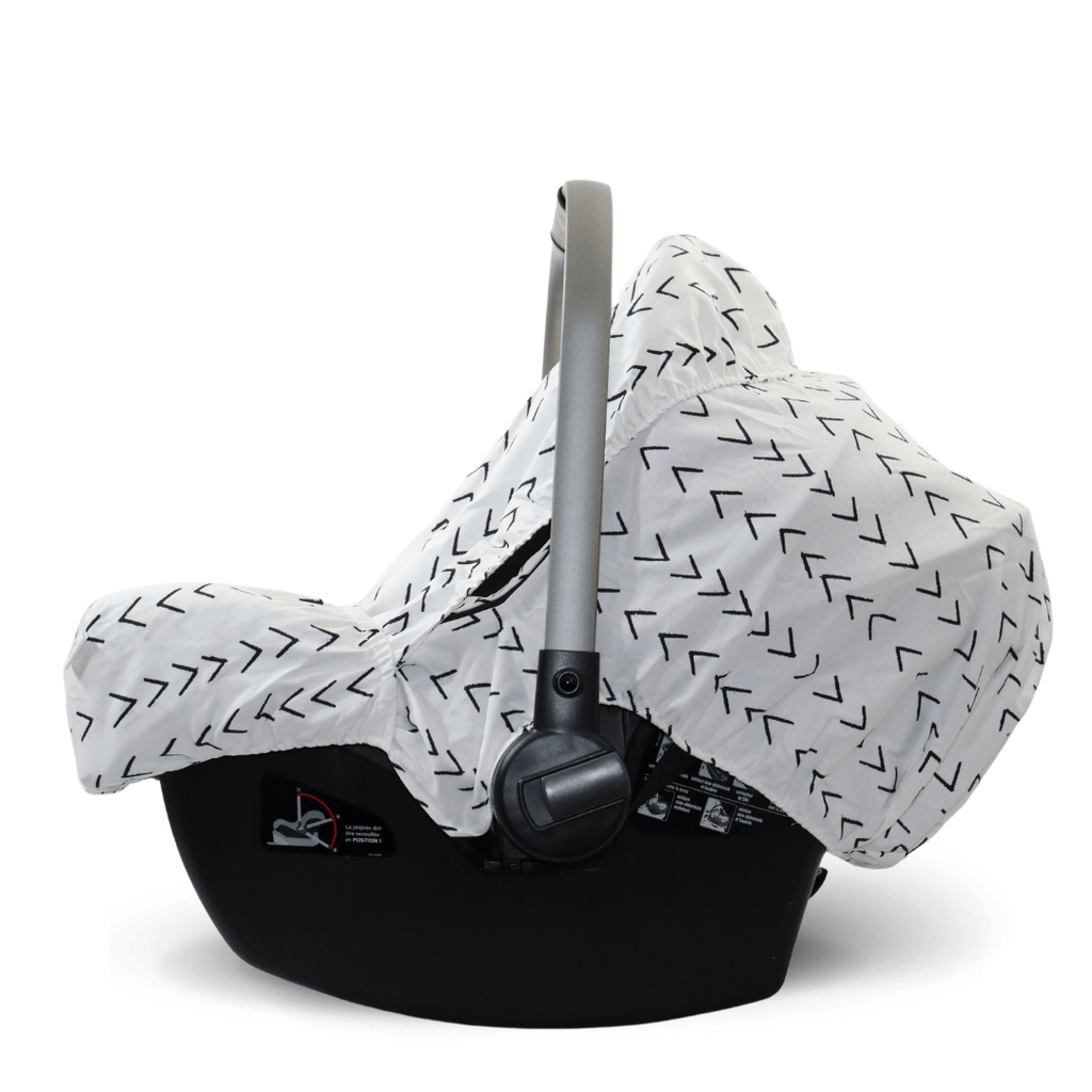 Summer - White & Black Arrow Stripe - Gliz Design