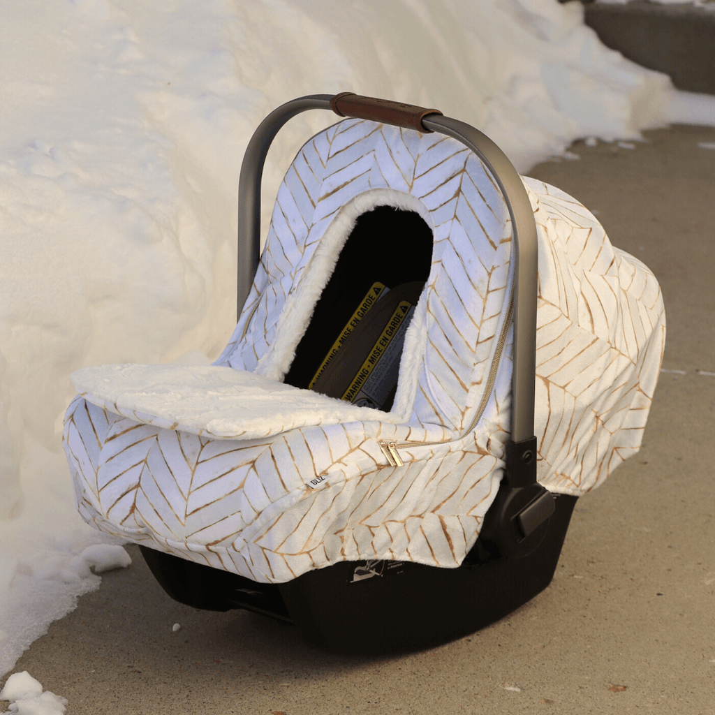 Winter - Chevron Painted White Gold - Gliz Design
