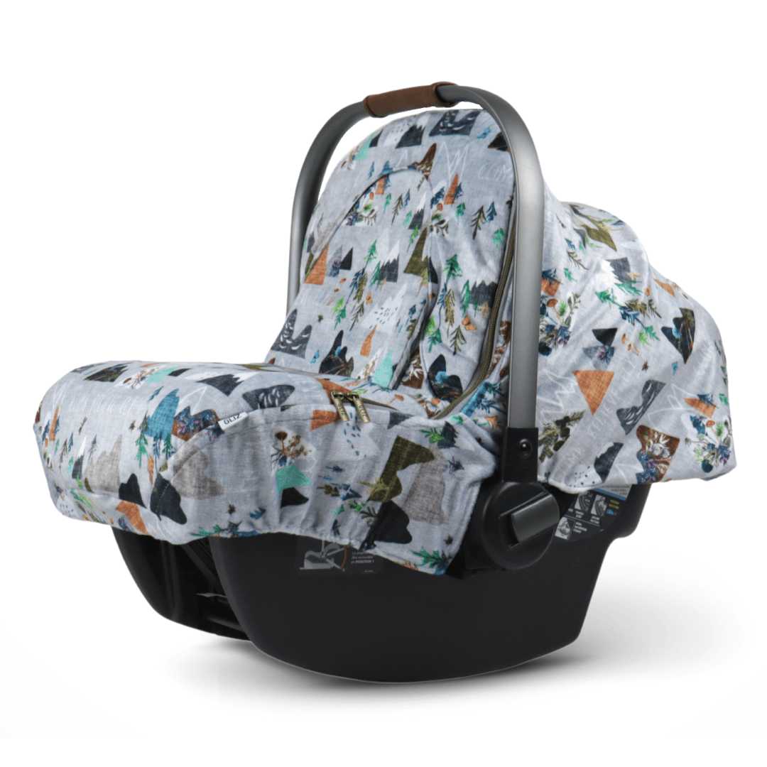 Gliz Design CA Winter Baby Car Seat Covers Climb Believe Fly