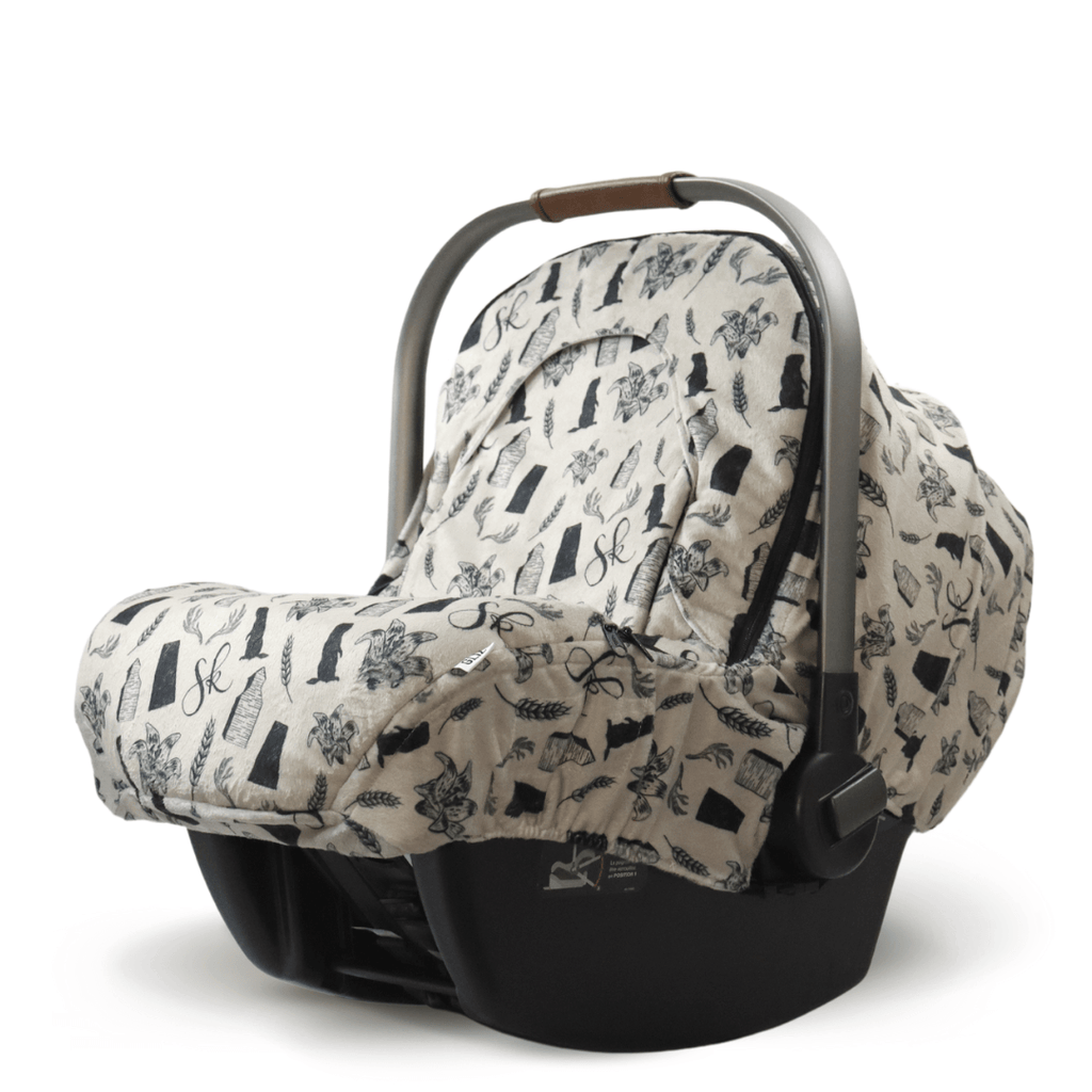 Winter - Iconic Prairies (Tan) - Gliz Design