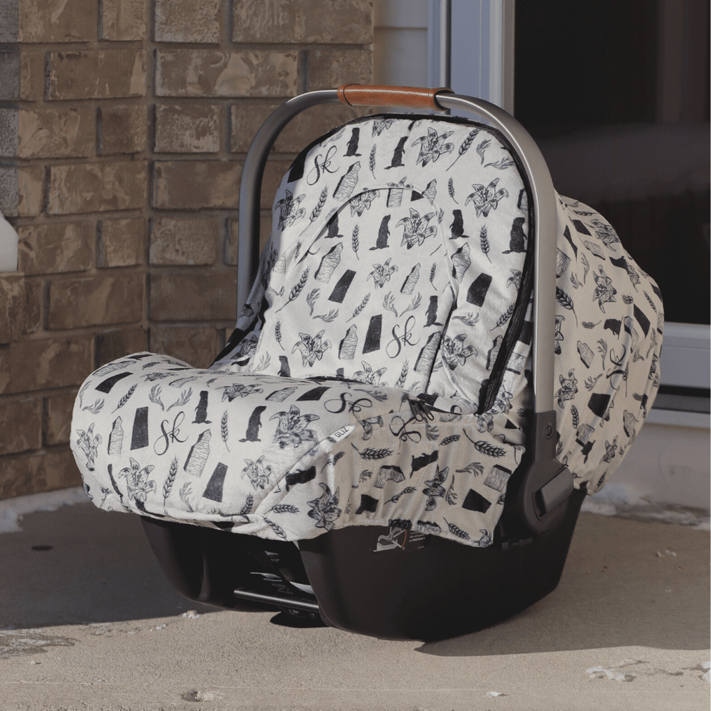 Winter - Iconic Prairies (Tan) - Gliz Design