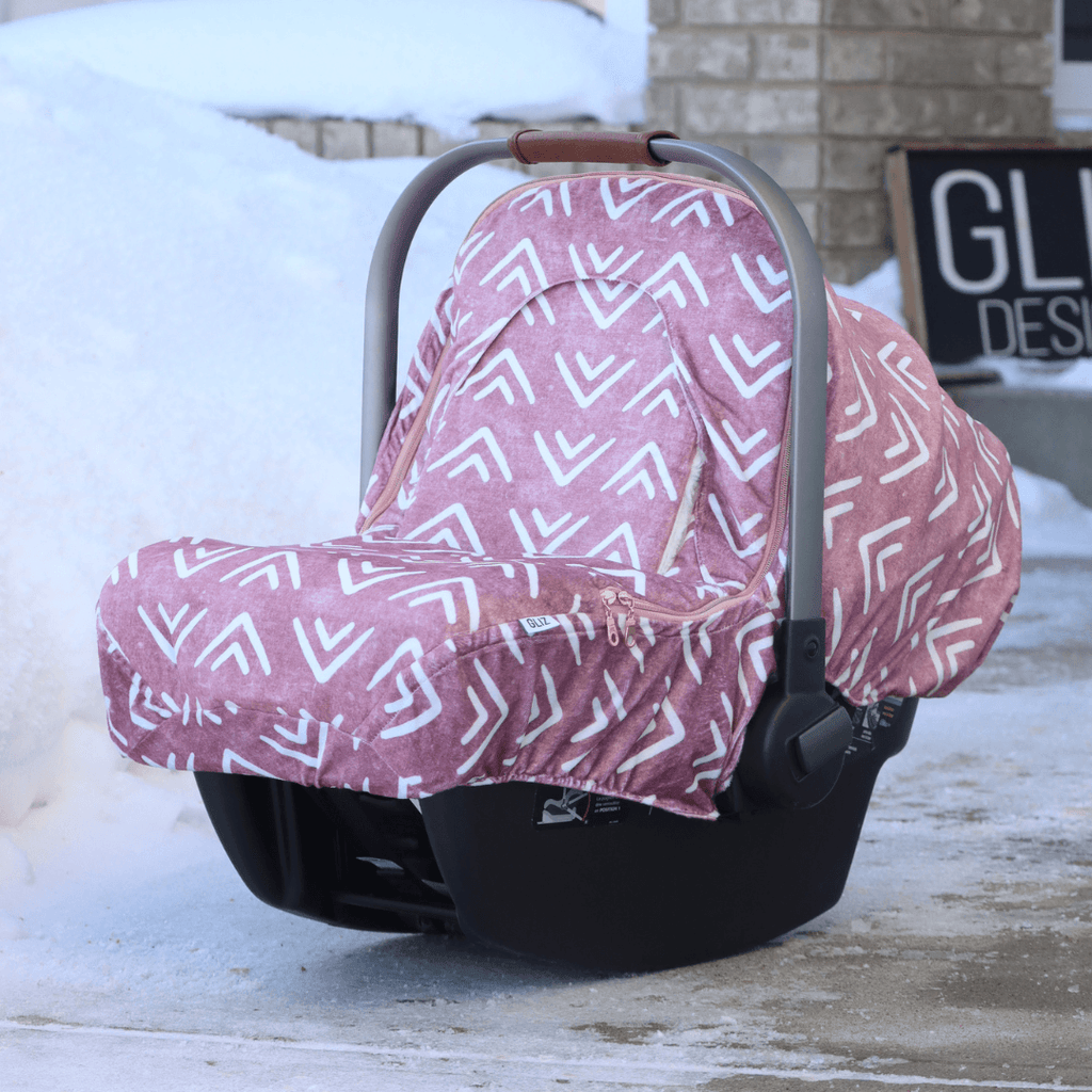 Winter - Pink Mudcloth Double Arrow - Gliz Design