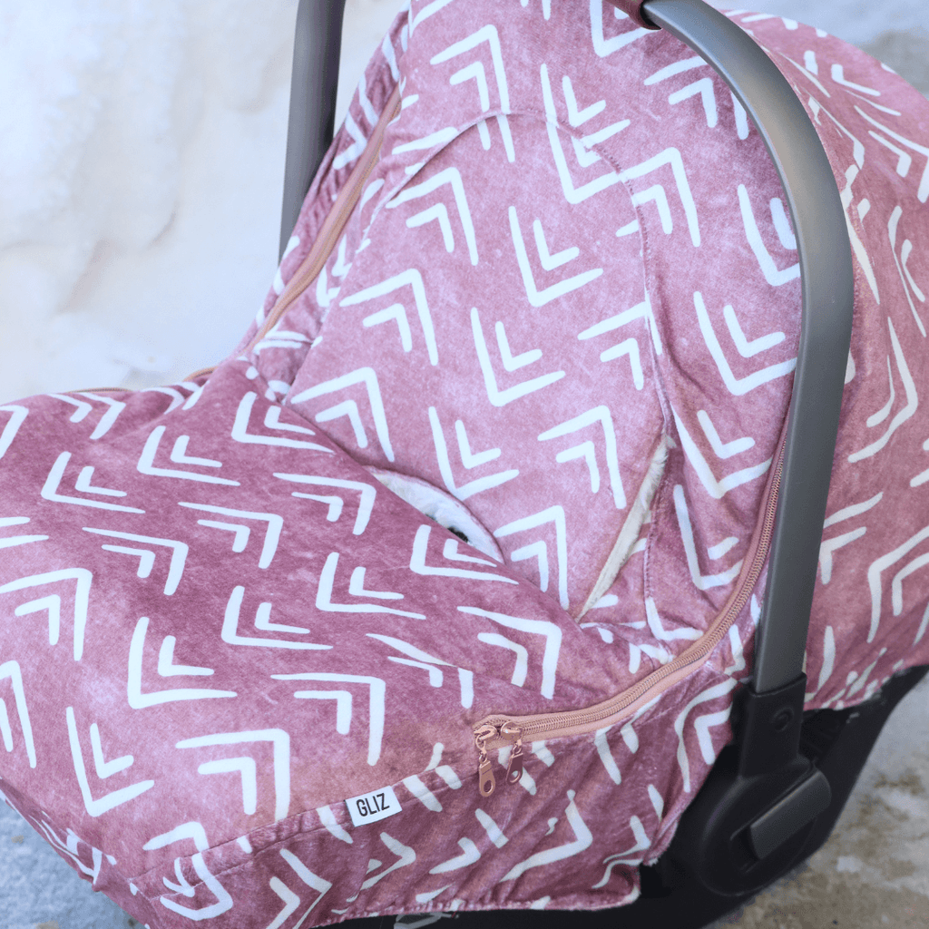 Winter - Pink Mudcloth Double Arrow - Gliz Design