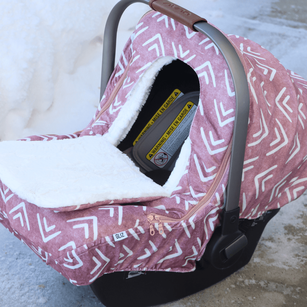 Winter - Pink Mudcloth Double Arrow - Gliz Design
