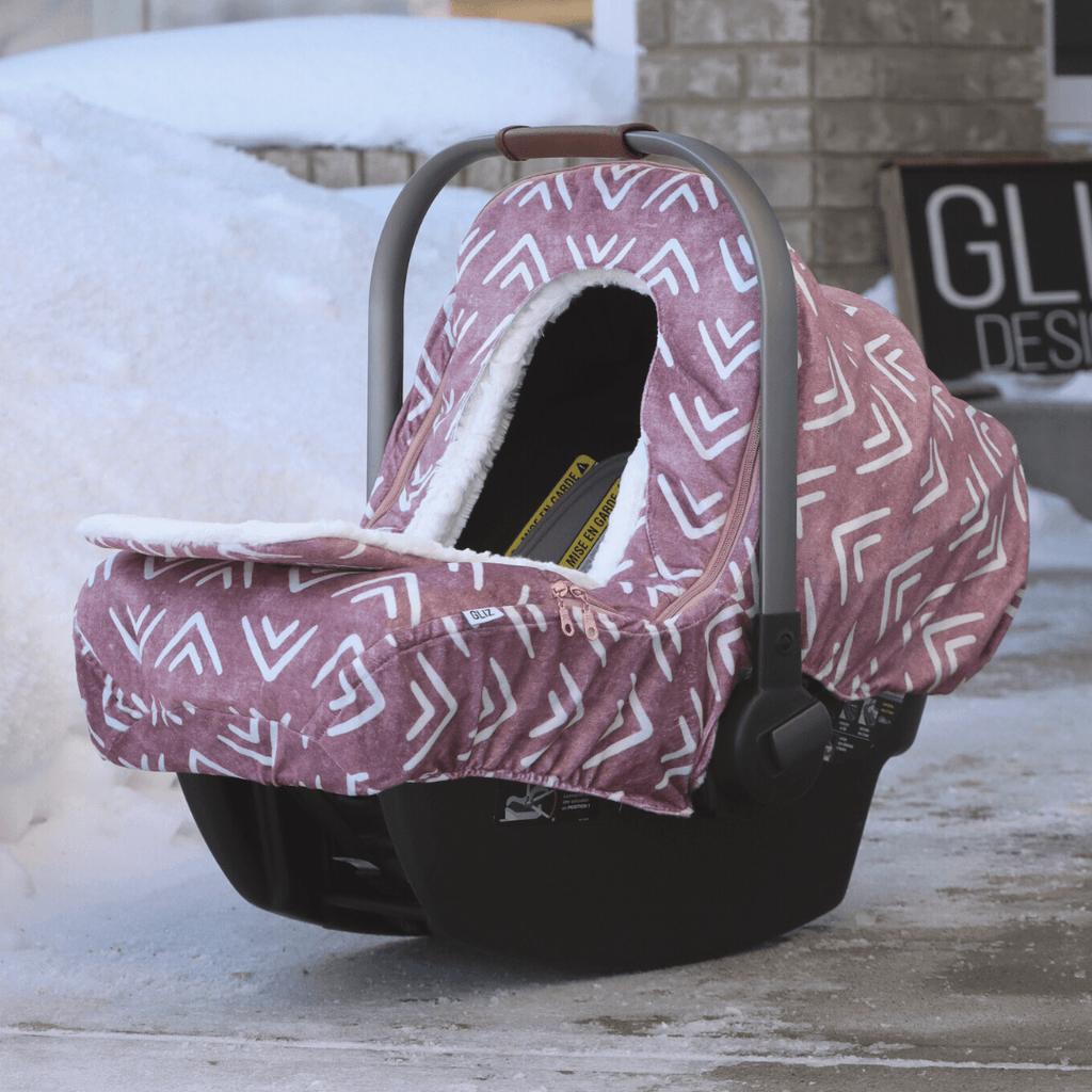 Winter - Pink Mudcloth Double Arrow - Gliz Design