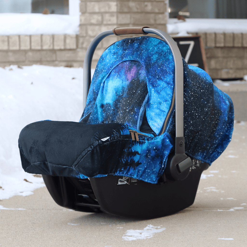 Winter - Starry Night Sky Over The Forest - Gliz Design