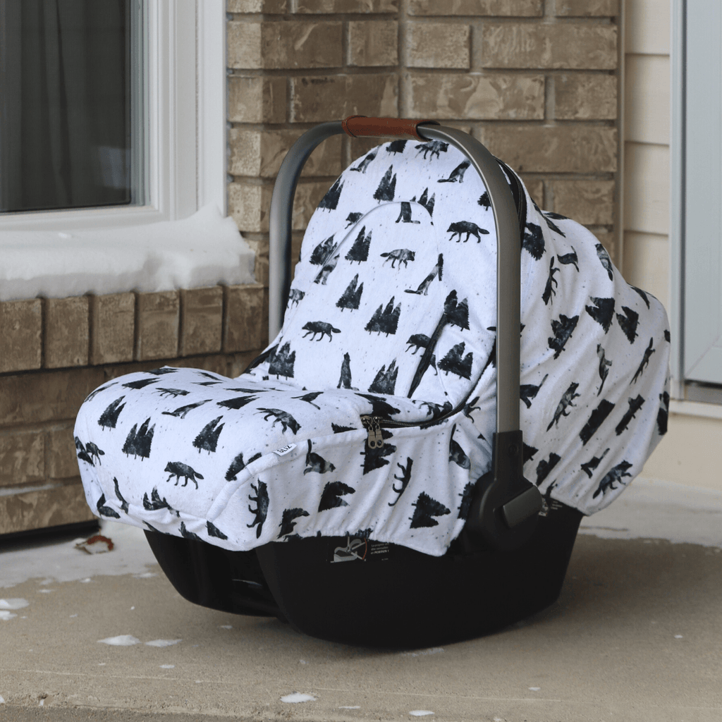 Winter - Trees & Wolves - Gliz Design