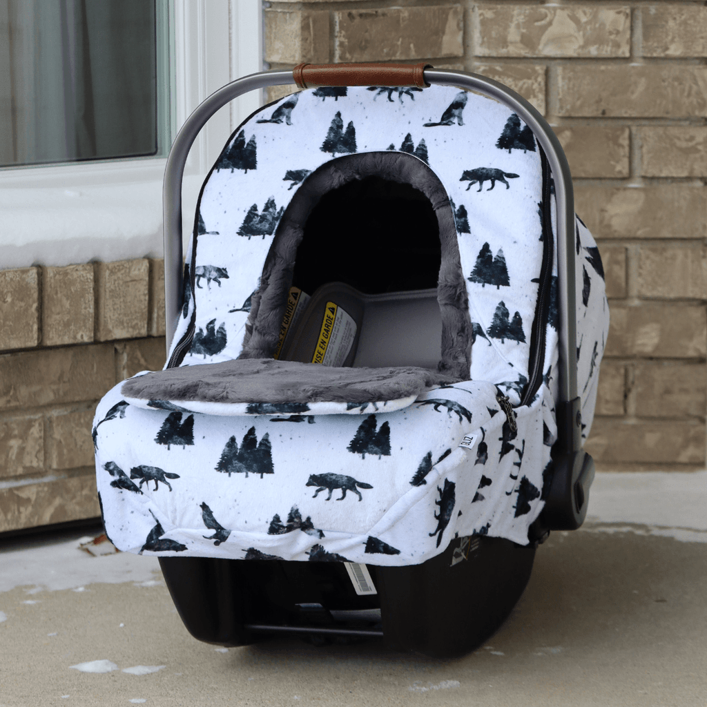 Winter - Trees & Wolves - Gliz Design